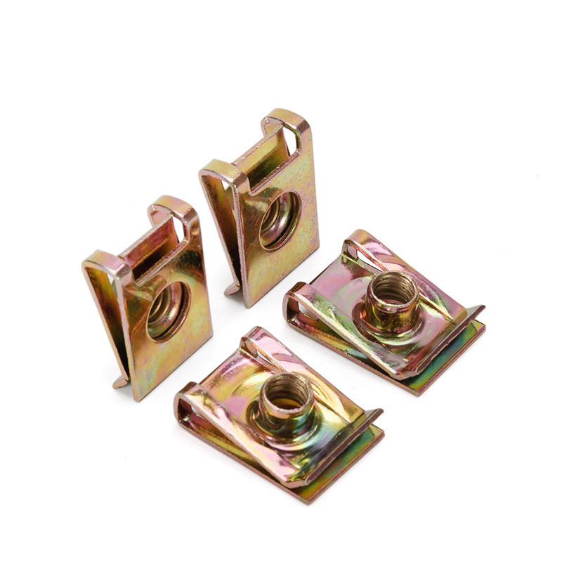 Noix de serrure en forme de U galvanisée pour article ordinaire OEM Système de mesure métrique de noix de précision