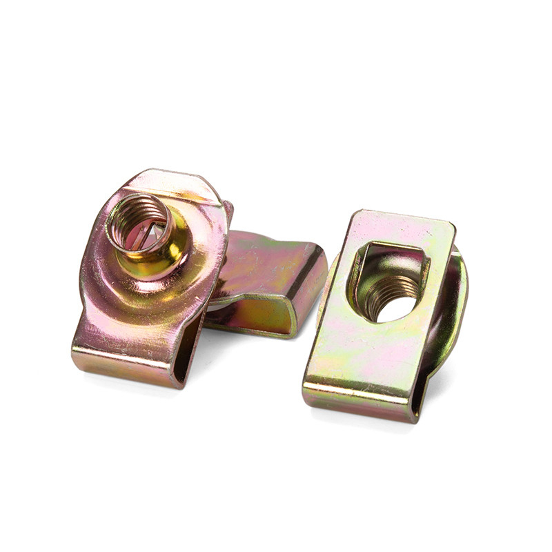 Galvanisé en acier U Nut Sprig M4 M5 M6 M8 M10 18-8 en acier inoxydable Speed U Clip Nuts Retainer avec finition en phosphate bleu