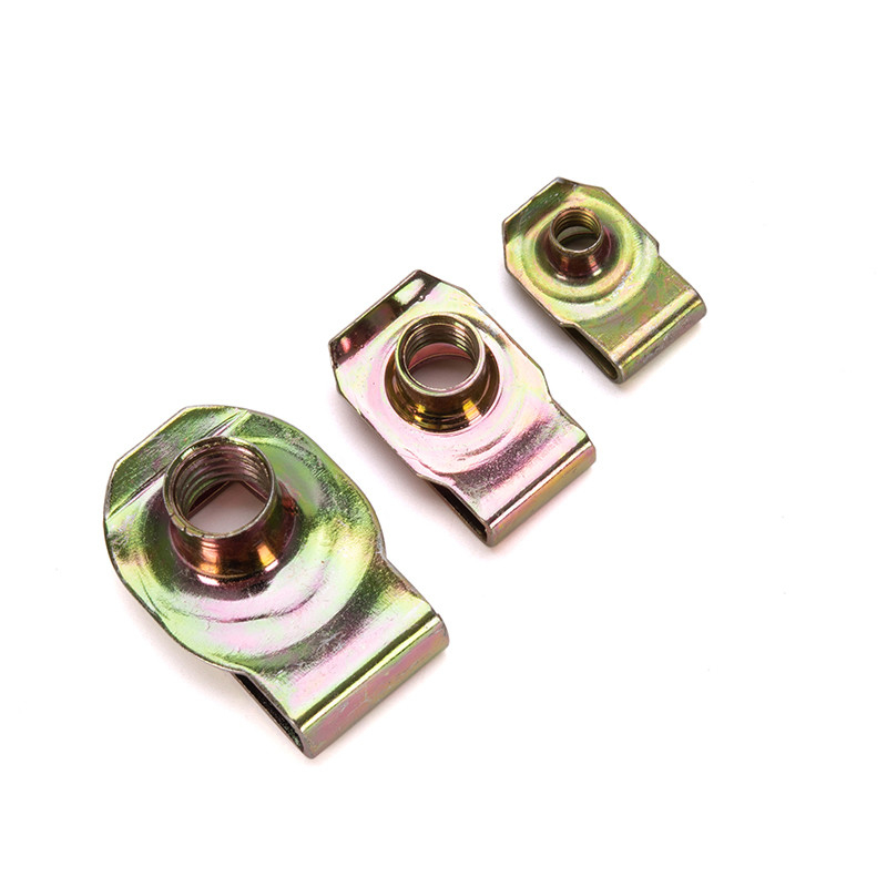 Tête hexagonale en acier inoxydable ressort U-Nut Clip Nut Pour M4-M10 fixation