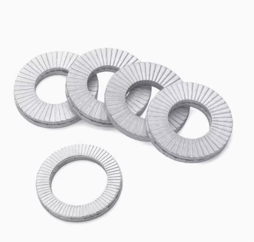 M14 Boulons Couplings de verrouillage 10pcs Manganèse en acier Les lave-vaisselle de sécurité avec norme ISO et résistance aux vibrations