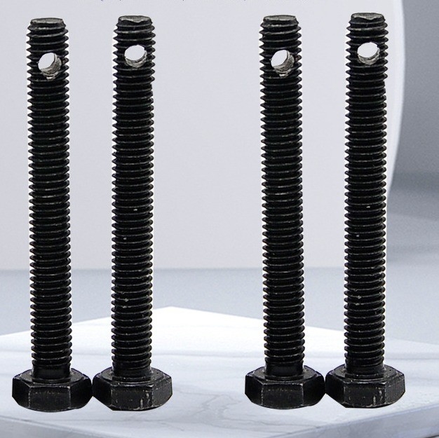 M1.6-M20 Système métrique de mesure en acier inoxydable Tête plate Boulon creux avec trou d'aiguille Cotter