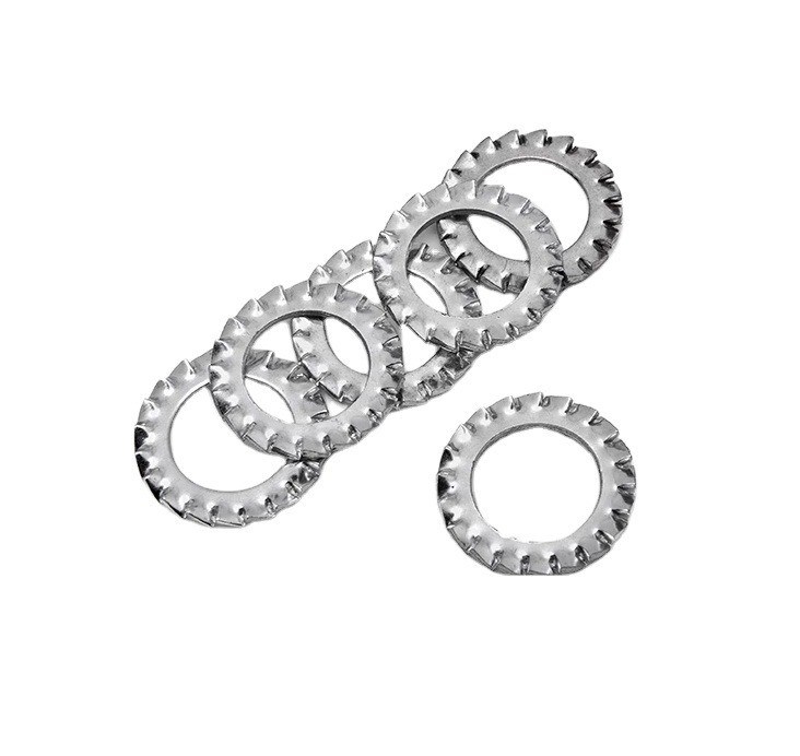 Performance de fixation améliorée avec l'acier inoxydable finition noire étoile extérieure à serrure dentée DIN 6797 M6-M30