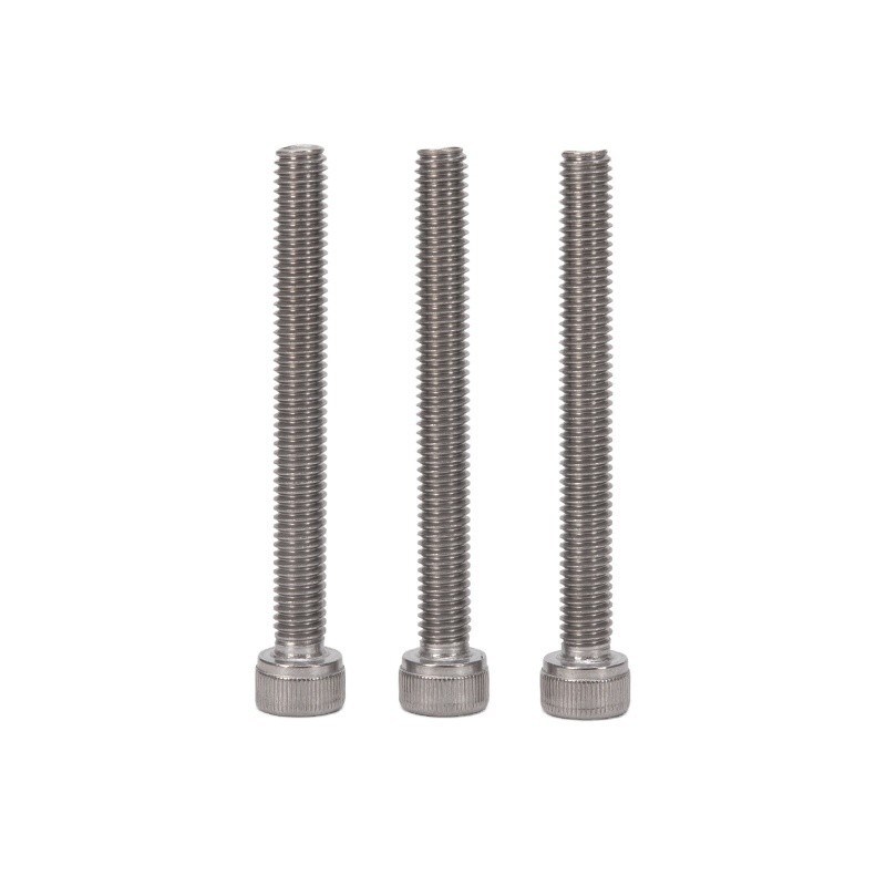 Screw hexagonale en acier inoxydable DIN912 avec tête ronde M2 M2.5 M3 M4 M5 M6M8 M10 M12 M14 M16 M18 M20 M24 M27 M30