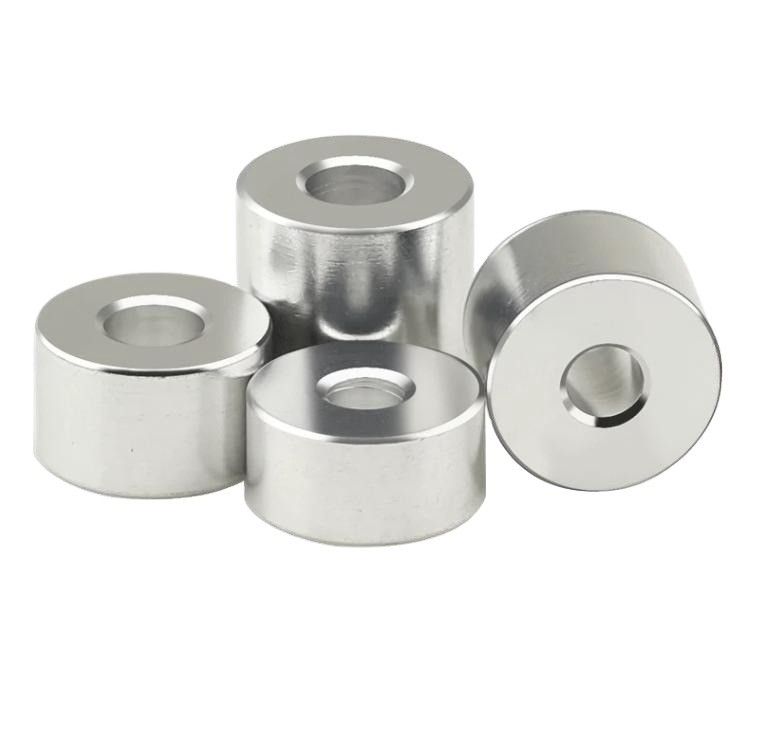 Métrique Longs tuyaux à manche en aluminium en acier inoxydable en laiton espaceur rond M6 M8 M10 M12 espaceurs de roulement Laveuse DIN Standard