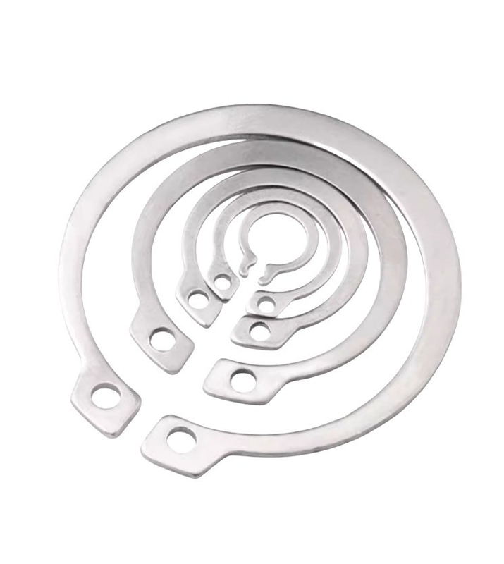 SS304 anneau de maintien en acier inoxydable pour les dents extérieures de type trou