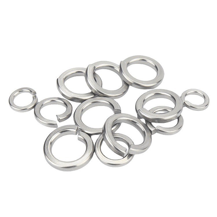 18-8 acier inoxydable M6 M8 M10 acier galvanisé B7 B7M oxyde noir laiton verrouillage séparé laveuse à ressorts DIN127