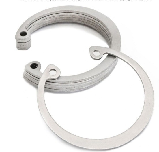 Circuit en acier inoxydable DIN 471 pour M3M4M5M6M8M10M12M14M16M240M18M20M22M24M27 Matériau en bronze