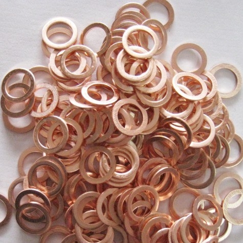 Laveuse à plaquettes en cuivre M3 M4 M5 M6 M8 M10 M12 M14 M16 M18 M20 M22 M24 M27 M30 pour matériaux d'étanchéité