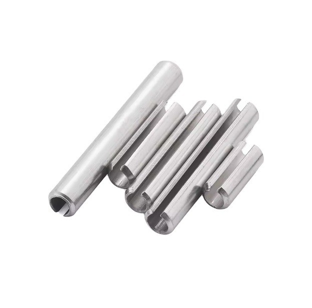 304 en acier inoxydable à rouleaux à ressort 65Mn élastique en acier cotter pin dans la norme DIN 1444 pour les pièces de machines industrielles