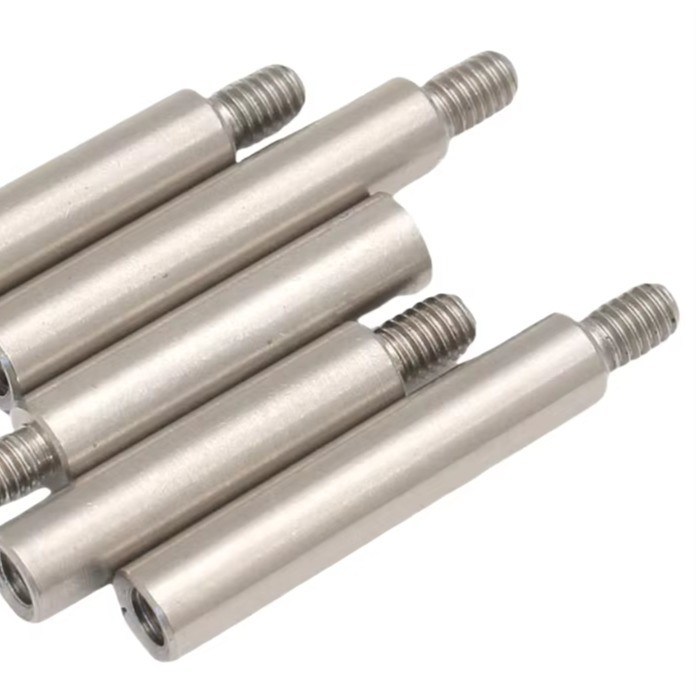 Boulons en cuivre d'acier longueur 10 mm 304 316 acier inoxydable cylindrique ronde longue écrousse d'accouplement avec finition chromée