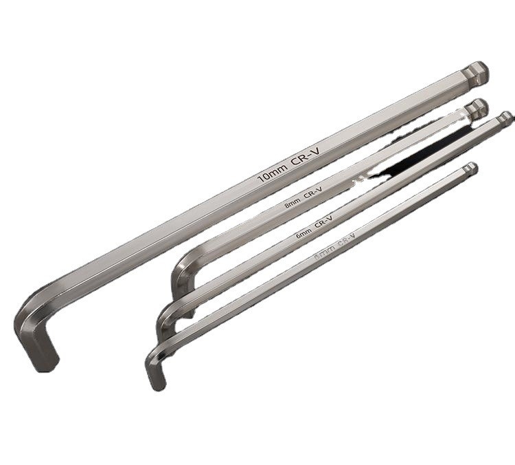 Durable Max Capacité de couple 700lb-pièces aciers inoxydables 304 L forme Hex Allen ensemble Allen clé hexagonale clé hexagonale en acier au carbone pour la réparation automobile