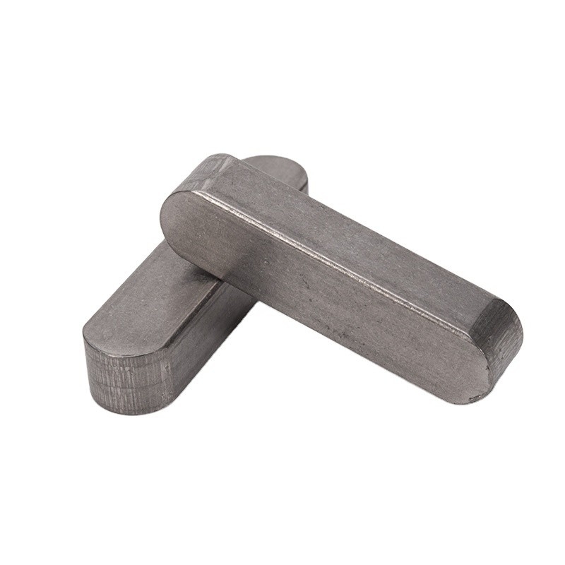 Métrique Arbre à clef parallèle Ensemble de clés à plumes à extrémité ronde Arbre à clé à entraînement parallèle 3mm 4mm 5mm 6mm Keyway Oxyde noir DIN