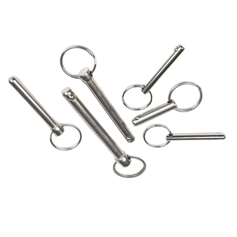 Pin à bille à libération rapide en acier inoxydable avec conception de broche à ressort durable et matériau en acier au carbone résistant à la corrosion