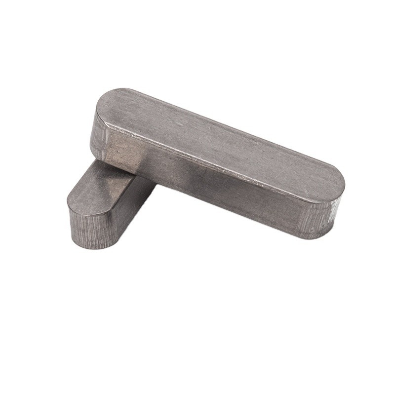 En acier inoxydable standard DIN6885 de type A à double extrémité ronde, épingle parallèle, clé plate 8 mm 10 mm 12 mm 14 mm 16 mm 20 mm 25 mm 30 mm 35 mm 40 mm 50 mm