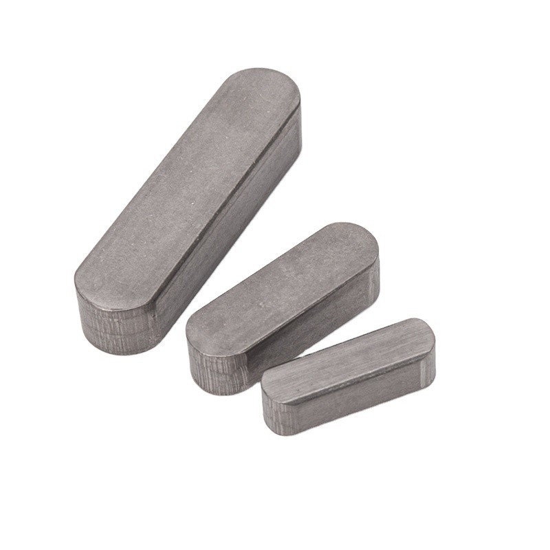 30mm35mm40mm50mm Finition galvanisée Din6885 épingle en acier inoxydable clé d'arbre plat parallèle pour équipement d'emballage