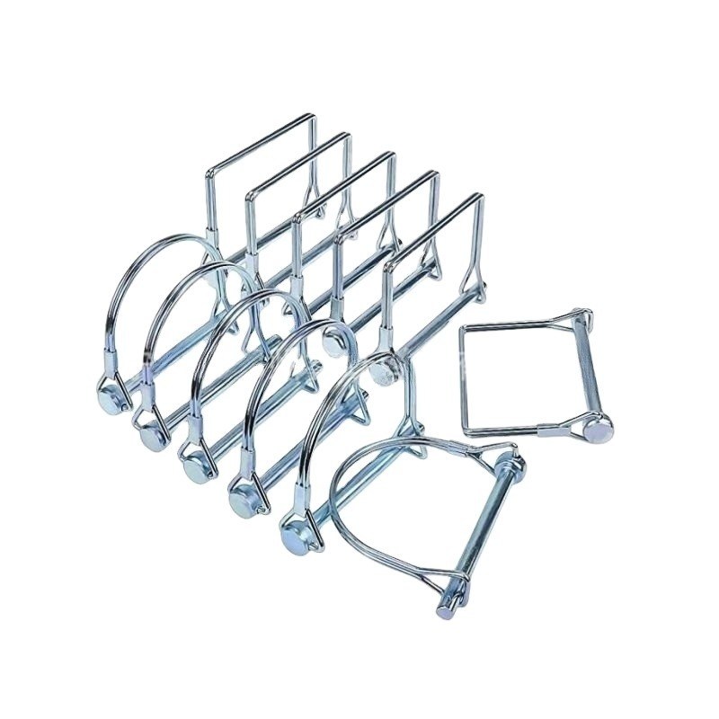 Pins à libération rapide Pins de verrouillage de fil de fer pour remorques 1/4 " Square Tab Snapper Pins d'accrochage en acier inoxydable A2