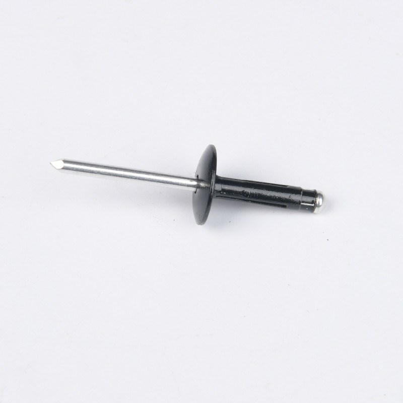 L'industrie de l'aluminium DIN Standard Bright Finish Open End Dome Head Blind Rivet avec conception et revêtement OEM