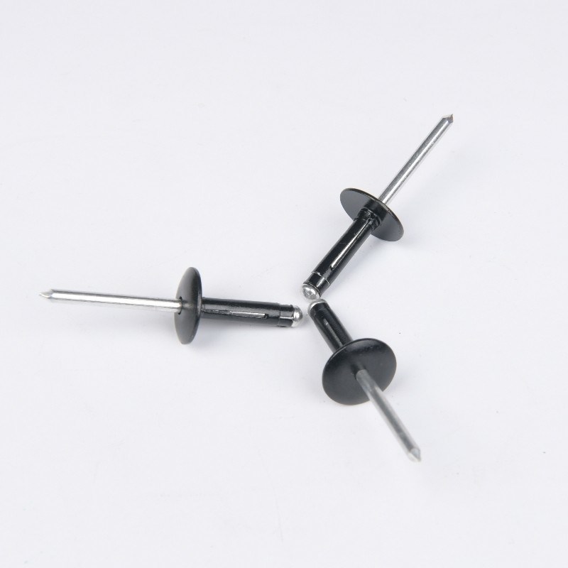 Finition blanche tête de dôme bout ouvert rivette aveugle pour les exigences du client en acier inoxydable