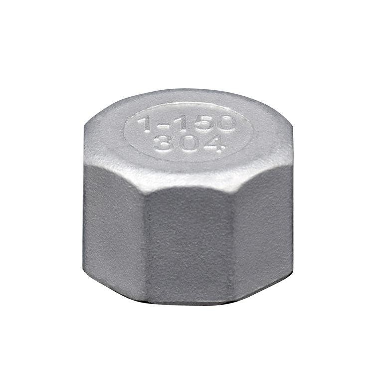 Support personnalisé en acier inoxydable 304 316 coulée mâle et femelle tuyau fileté adapté pour la connexion de plomberie tétine