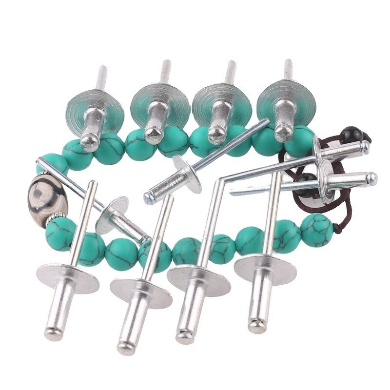 DIN Standard en aluminium en acier inoxydable à prise multiple de type verrouillage ouvert à bout fermé Rivet blindé pour produits blancs