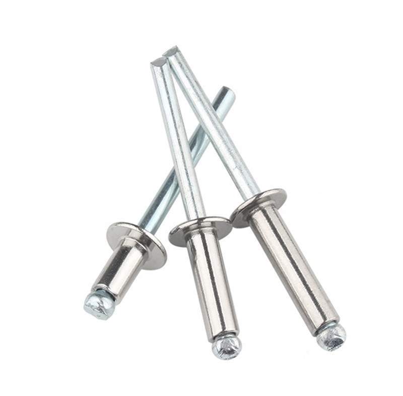 ANSI Standard en acier inoxydable double contre-enfoncée tête filetée rivets à extrémité ouverte aveugle pour l'imperméabilisation dans M2.5-M6.3 fil