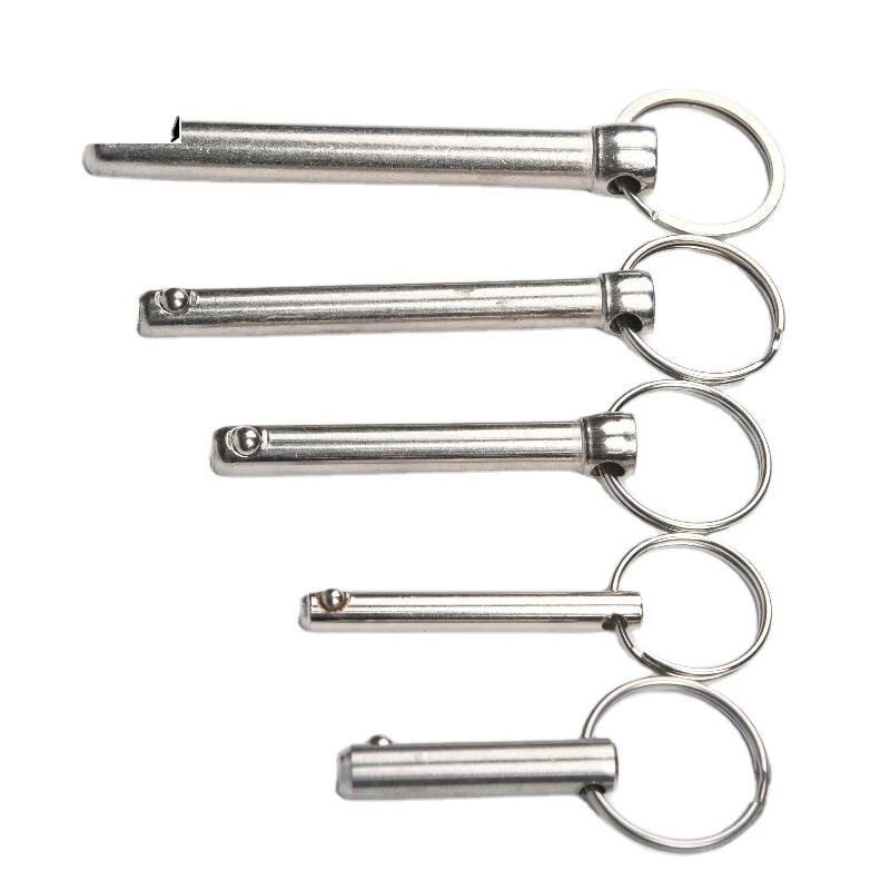 Expédition aérienne Strong Hold acier inoxydable cylindrique épingle de détente avec positionnement d'anneau de séparation de la boule de verrouillage épingle de libération rapide