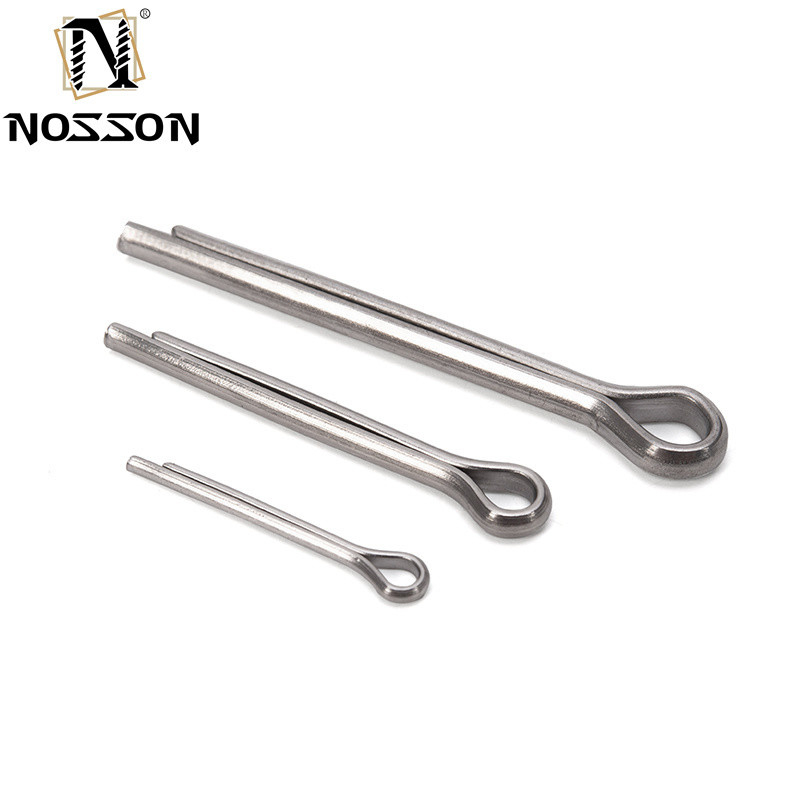 Pins à fente en acier inoxydable de haute qualité pour le verrouillage des broches de clevis standard DIN94 Durable et solide
