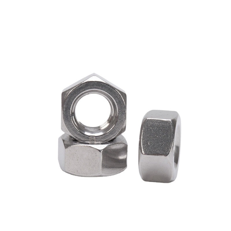 DIN934 Noix hexagonale en acier inoxydable A2 A4 SS304 SS316 pour le commerce de détail m1.6 m2 m2.5 m3 m4 m5 m6 m8 m10 m12 m14 m16 m20