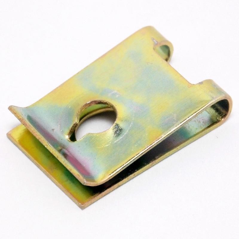 L'acier inoxydable en acier inoxydable à l'état de ressort en forme de U, écrousse de verrouillage en forme de U, écrousse de pinceau en forme de U pour l'industrie du commerce de détail