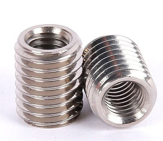 Noix de conversion métrique à filetage chromé 8 mm 10 mm 12 mm 14 mm 16 mm 20 mm 25 mm 30 mm 35 mm 40 mm 50 mm Longueur pour l'industrie
