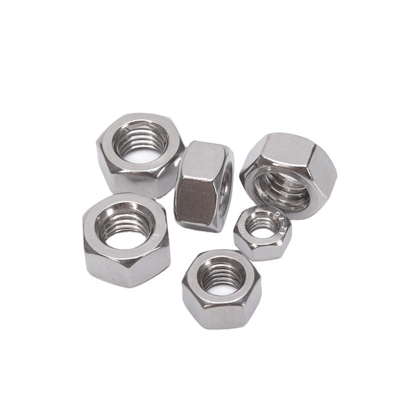 Système de mesure métrique Zinc-Flake revêtu m8 DIN 934 Noix hexagonale pour l'industrie générale Expédition rapide