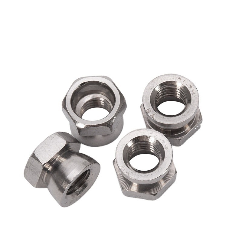 Noix de sécurité en acier inoxydable M6 M8 M10 chrome 8 mm-50 mm Longueur pour la protection contre les boulons et système de mesure métrique