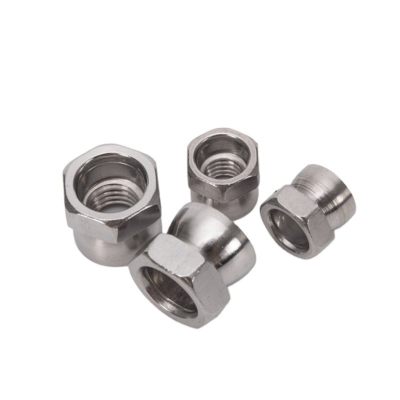 Norme ISO M6 M8 M10 Noix de ciseau de sécurité en acier en acier inoxydable 304 316 Noix anti-vol Noix finition zinc plaquée